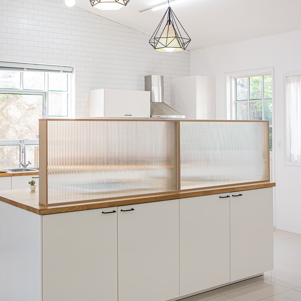 라샘 대형 1200 인테리어 카페 주방 파티션 유리가림막 블리 SH23031 - 최저가 92,120원