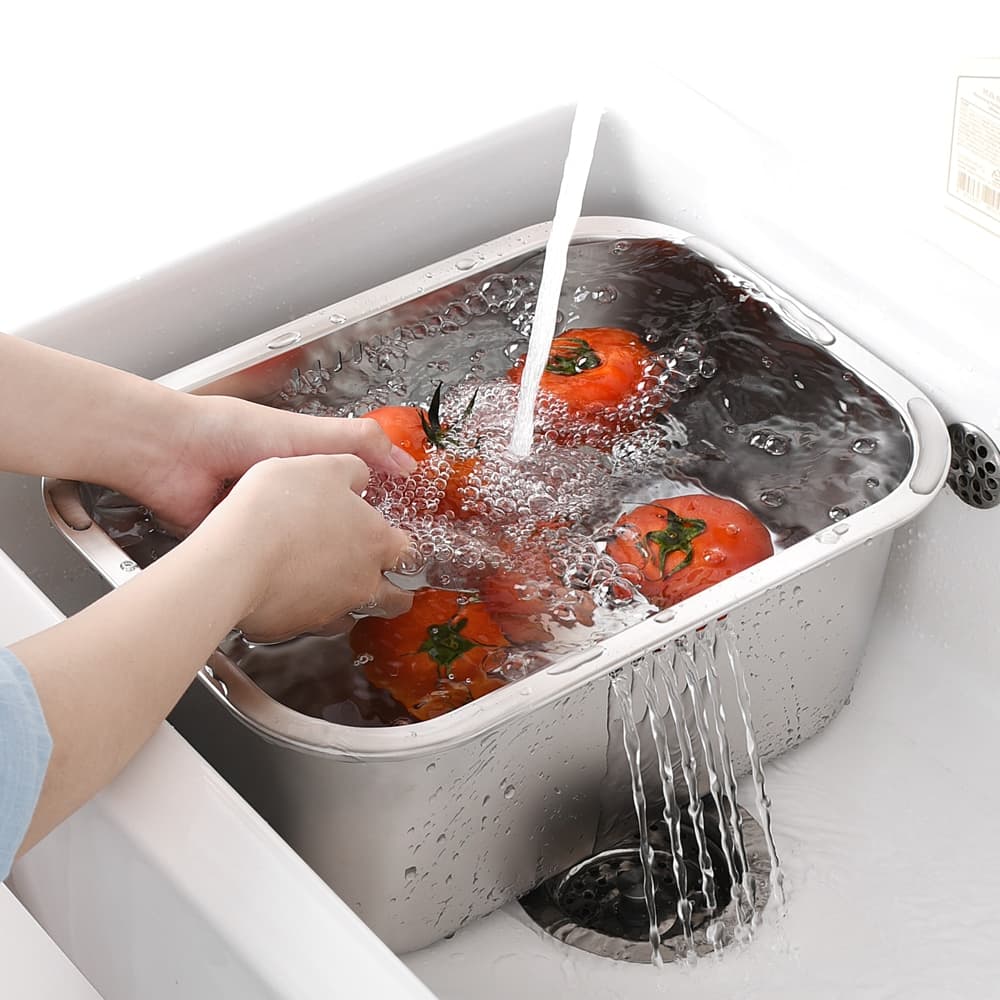 바겐슈타이거 SUS304 넓고 깊은 대용량 사각 설거지통 (10L) - 최저가 19,125원