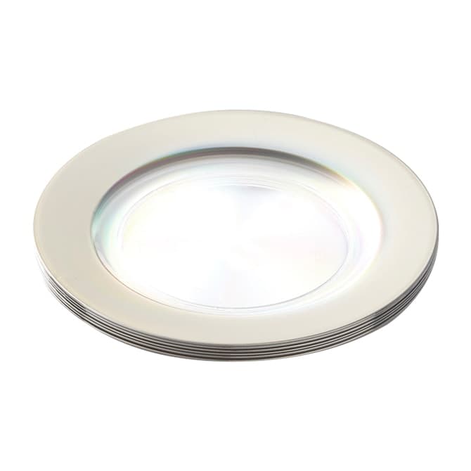뿌리또 일회용 플라스틱 파티 플레이팅 접시 18cm 6p