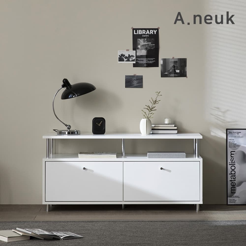 아늑 플랫 1200 서랍형 모듈 높은 거실장 / 사이드보드