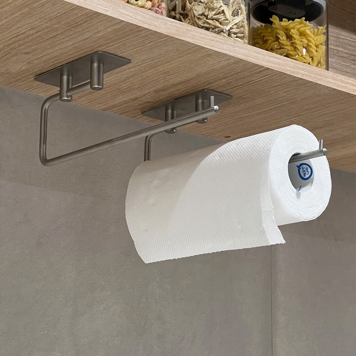 에브리윅 올 스텐 접착식 키친타올 걸이 행주 키친타월 홀더