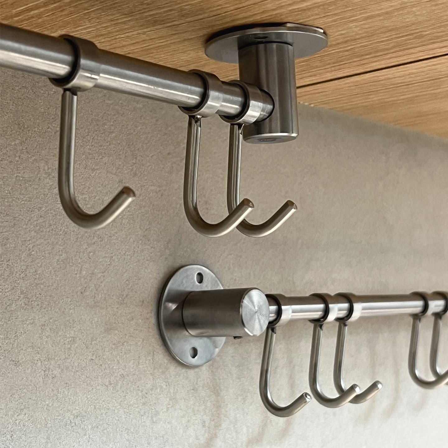 에브리윅 싱크대 주방 조리도구 거치대 국자 걸이 조리기구 행거레일 정리 수납