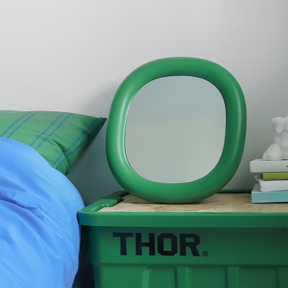 오르미 오르미 버블미러 미드센츄리 모던 트레이 화장 프레임 벽걸이 탁상 거울 H-M-06