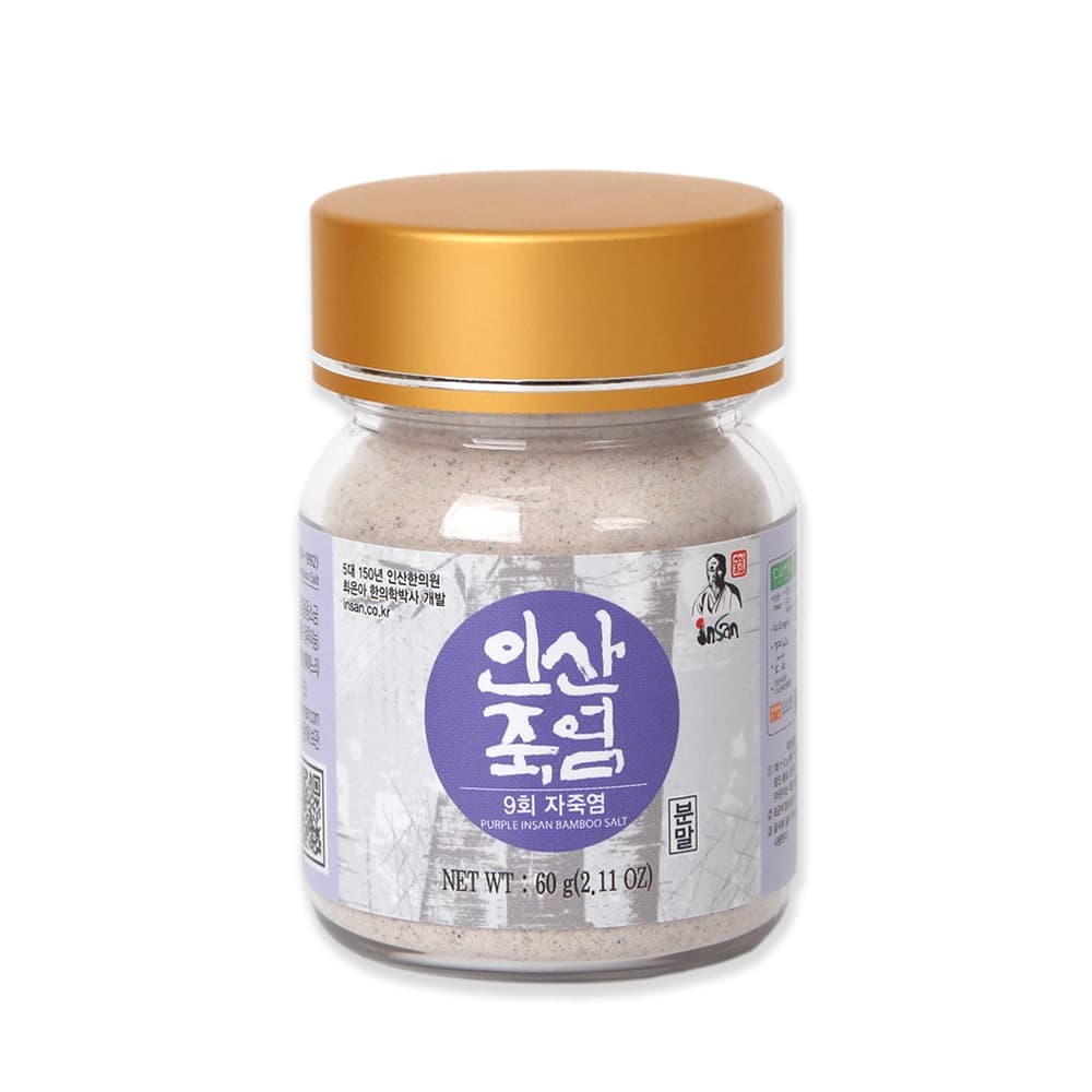 인산죽염 9회인산죽염 (자죽염 60g 분말)