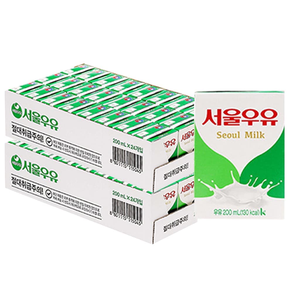 서울우유 서울우유 멸균우유 200mlx48개