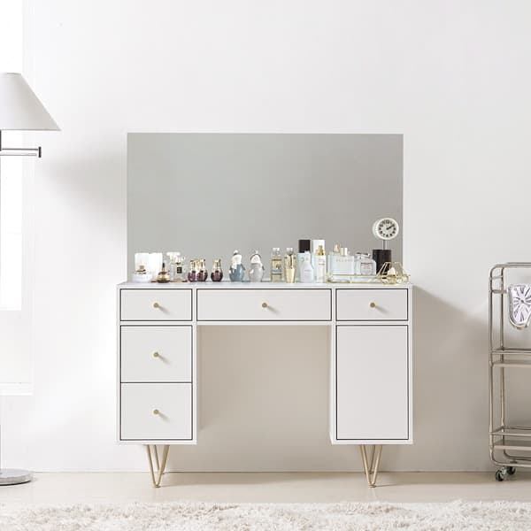 마레앤코 마레앤코 플린트 와이드미러 화장대 본체 - 최저가 275,000원