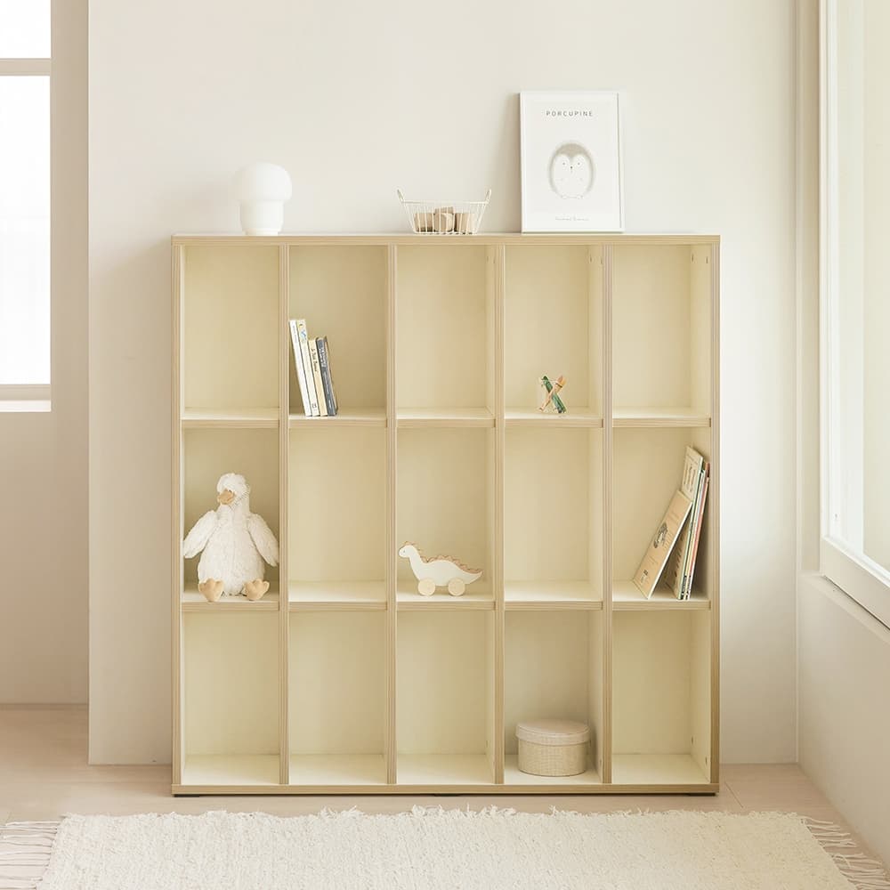 아이엔지홈 토리블리 3단 와이드 책장