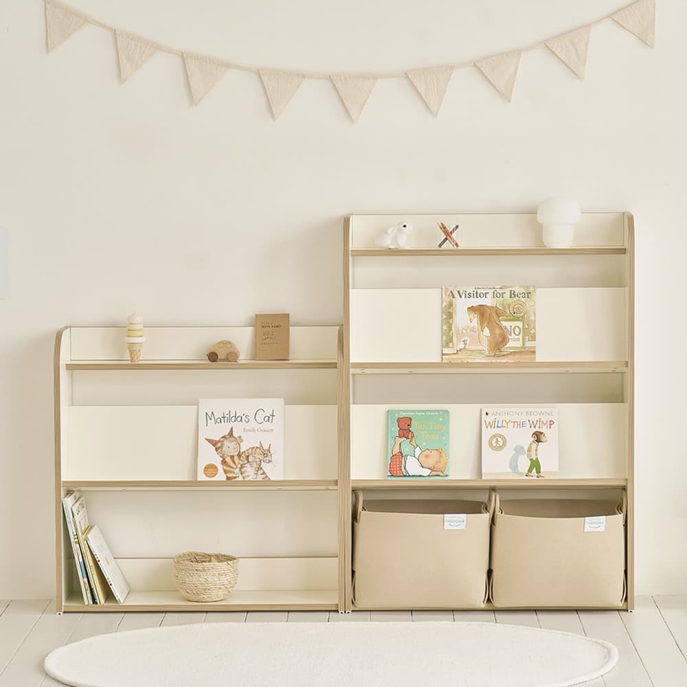 아이엔지홈 토리 마이북 3단 전면책장