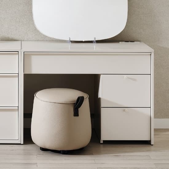 한샘 호텔침대 뉴트럴화이트 화장대 수납형