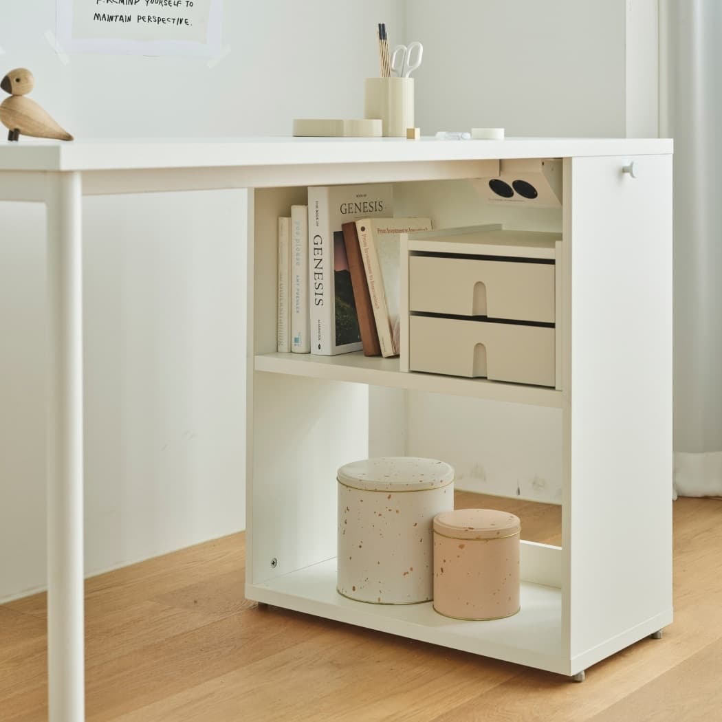 한샘 품명:티오 하부수납 단독책상 120cm (컬러 택1)