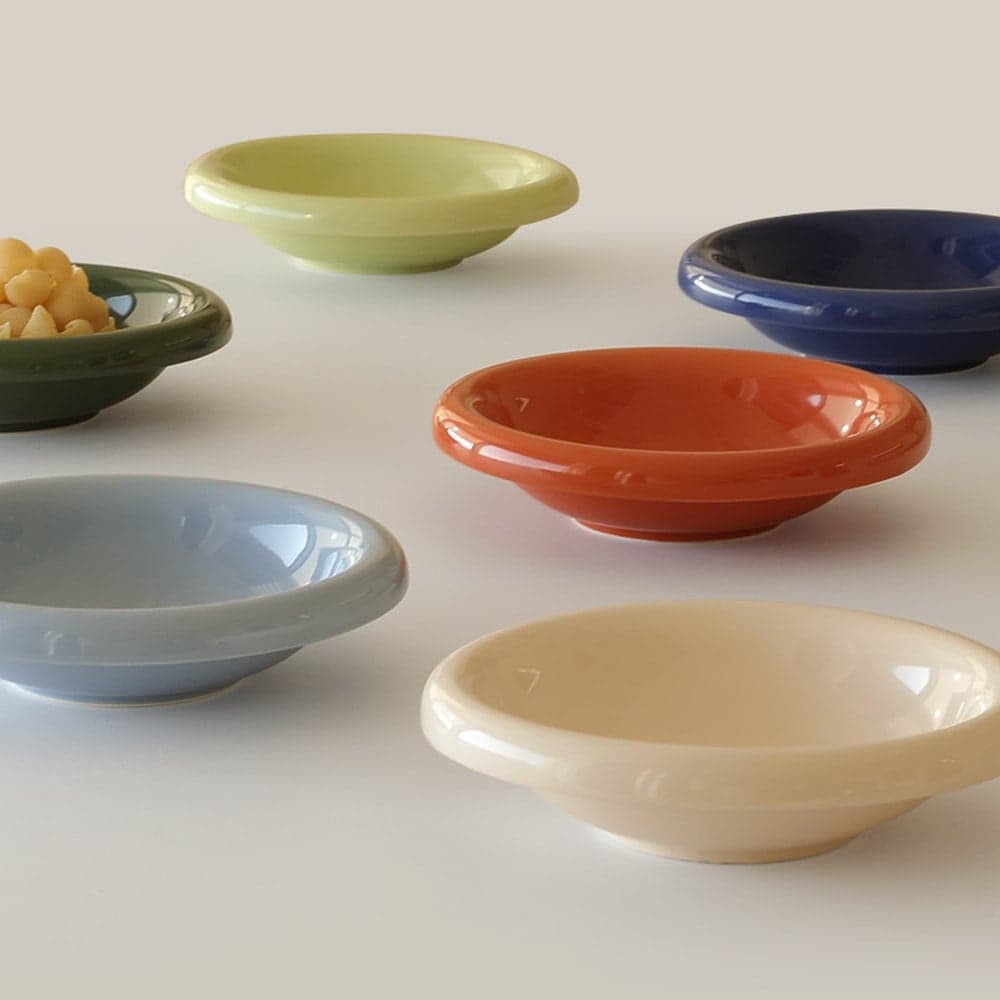 오데뜨키친 오데뜨 버블 딥보울 6color 브런치접시 원형 앞접시 디저트 플레이트