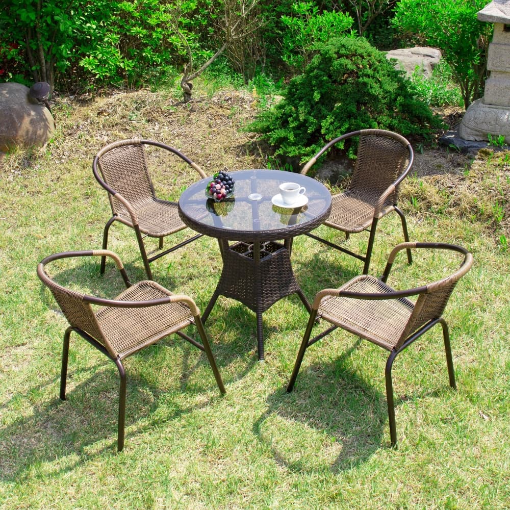 위드퍼니처 메이드 39번 4인 야외 700 테이블 세트