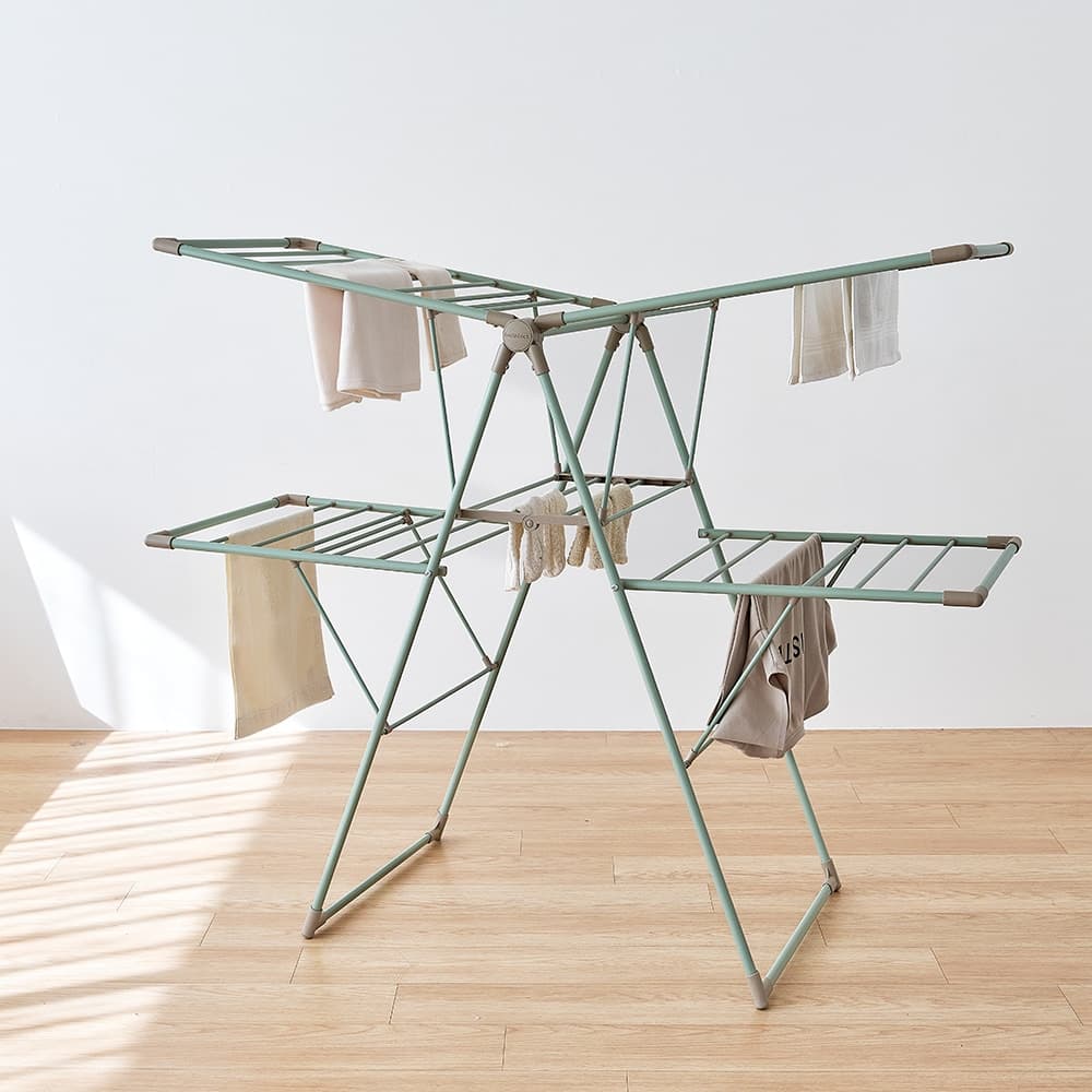 락앤락 New 튼튼한 빨래건조대 민트_더블(ETM555MIT) - 최저가 48,300원 (5% 할인)