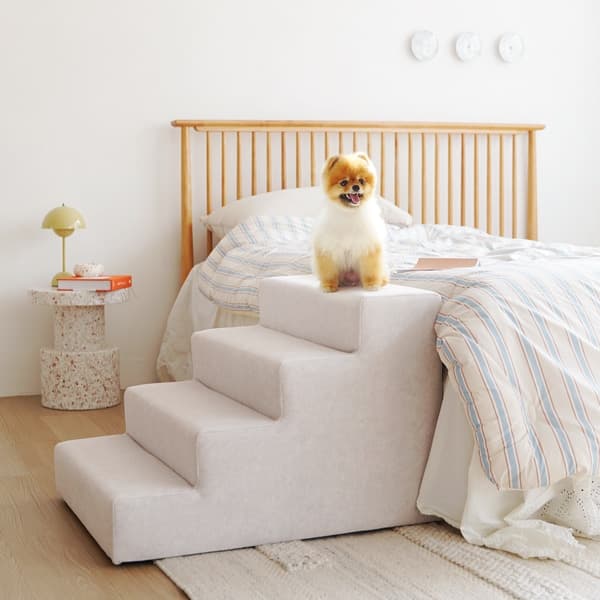 마루이 마루이 메이트 기능성 방수 아쿠아텍스 패브릭 4단 강아지 계단 펫스텝