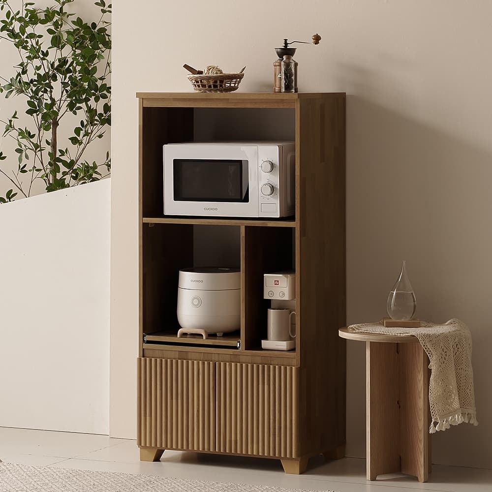 나누벨 나누벨 슬릭 미니 렌지대 전자렌지 밥솥 선반 밥통 수납장 오븐장 렌지장 600 - 최저가 70,205원