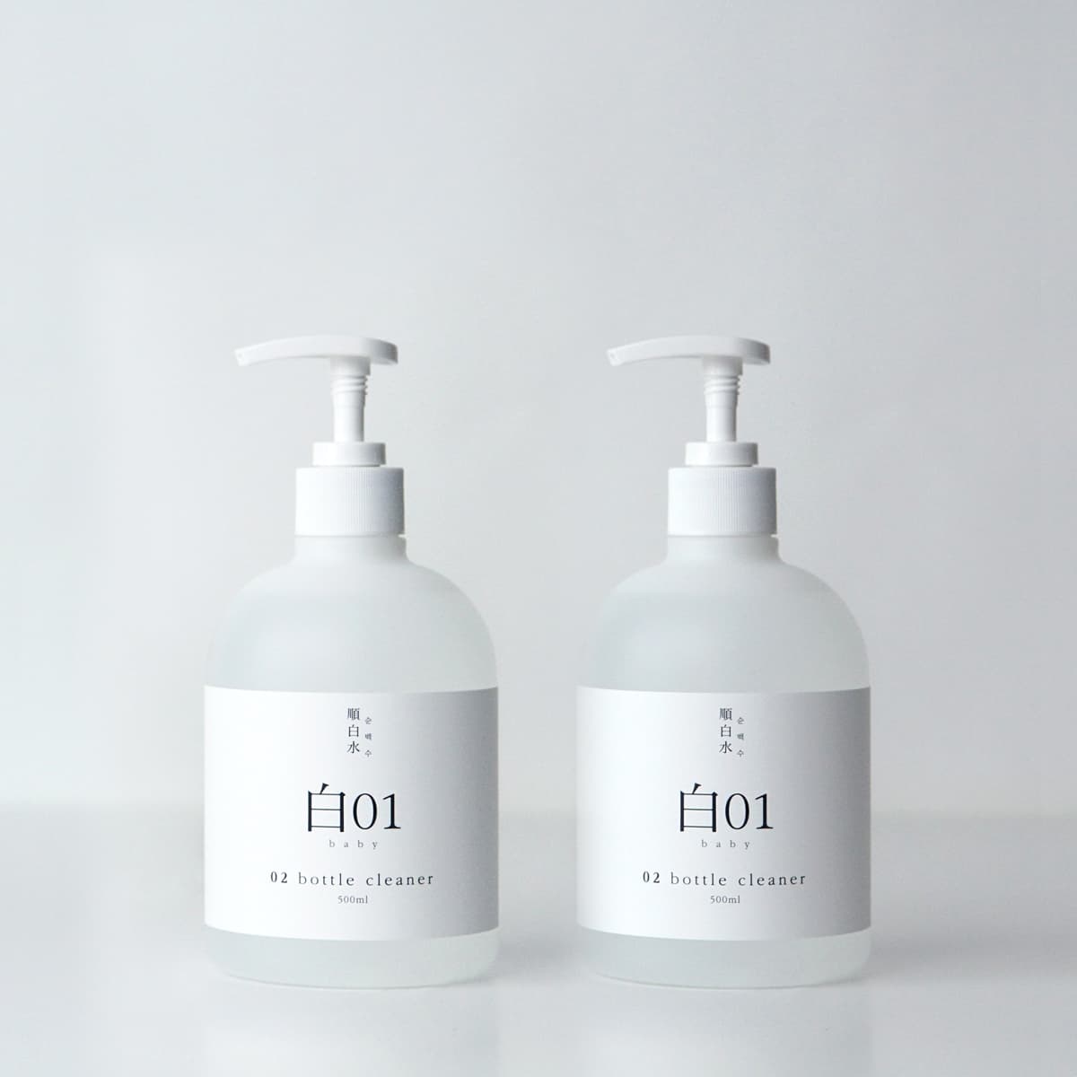 순백수 순백수 아기젖병세정제(주방세제) 500ml 2개