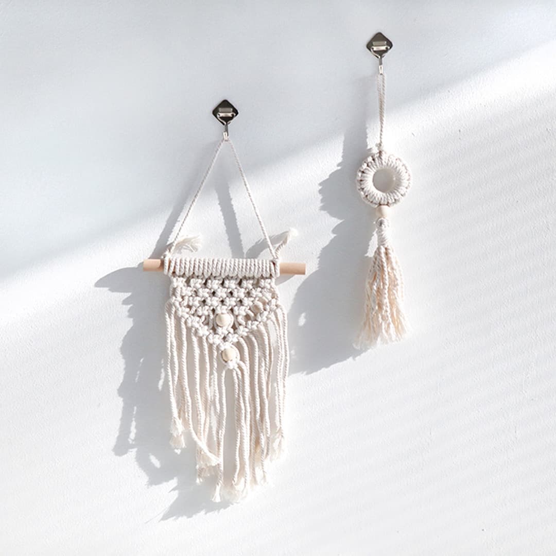 펫플랜트 집들이 선물 행잉 마크라메 가을 인테리어 소품 월데코 미니 드림캐쳐 - 최저가 3,200원