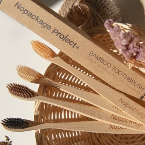 Nopackage Project 대나무칫솔 컬러모 - 최저가 630원