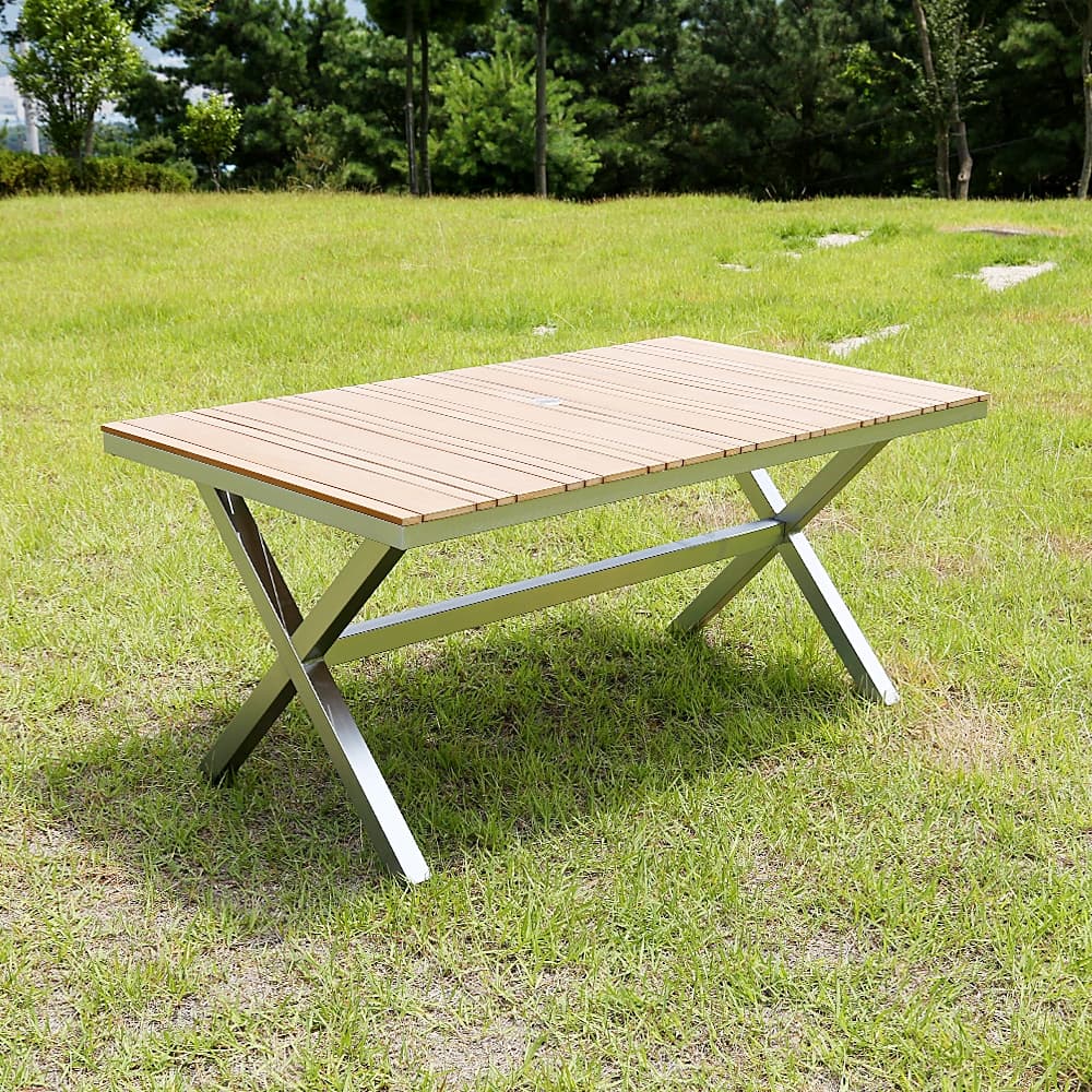 에이비퍼니쳐 넬프 크로스 6인용 야외테이블