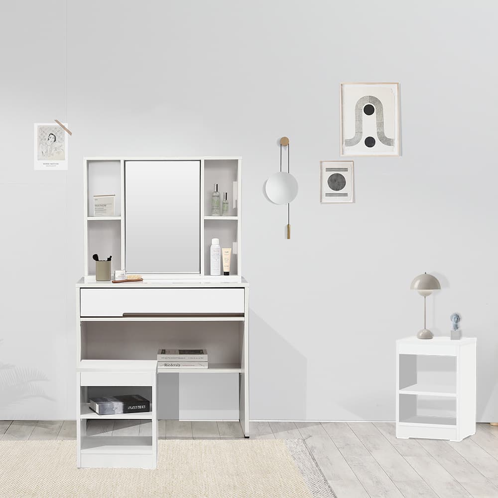 텐스페이스 멜트 800 수납거울 화장대세트 4colors - 최저가 93,005원