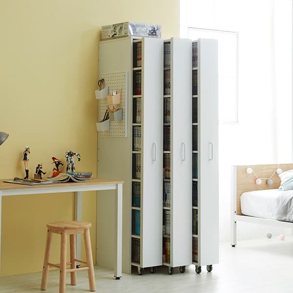 온월가구 컬렉터 3단 슬라이딩 만화책장 - 최저가 299,000원