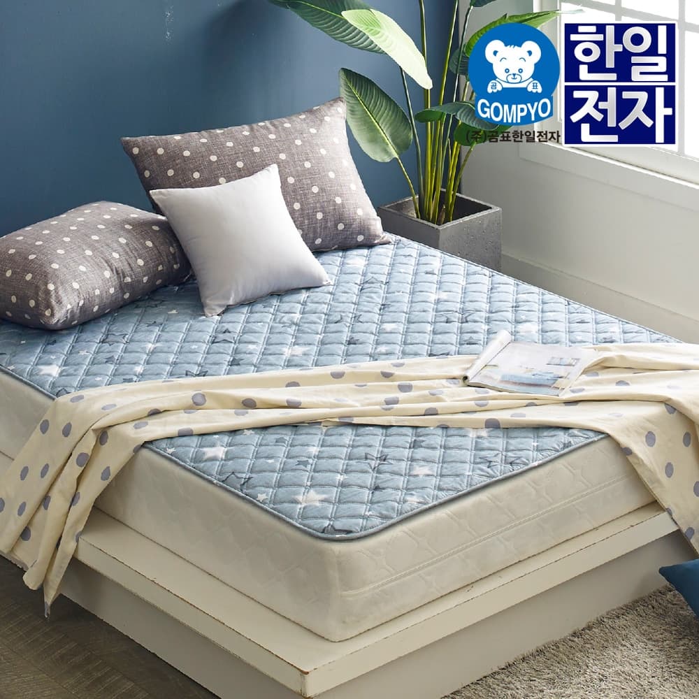 곰표한일전자 무자계 안심 전기요 전기장판 전기매트 뉴스타 그레이