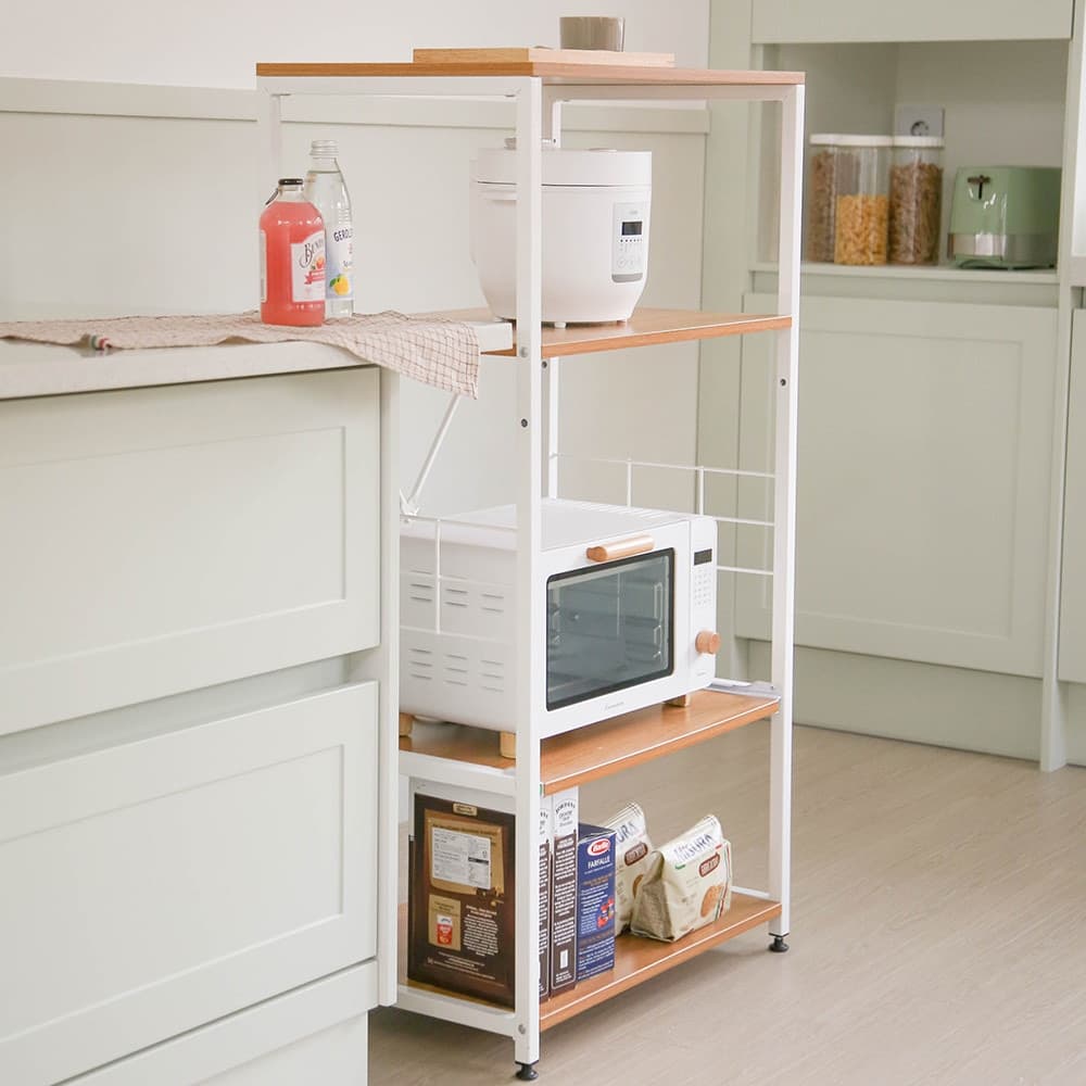 얼라이브즈 전자레인지 다용도 수납장 4단