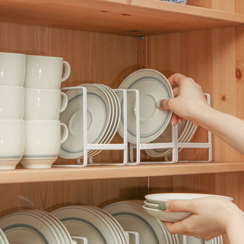 이우아여사 더 펜트리 주방 선반 정리용품 논슬립 접시정리대 - 최저가 3,510원