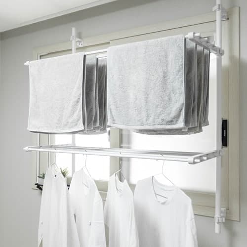 바나나빌딩 어디든 설치가능한 공간창조 창틀 건조대 - 최저가 38,700원