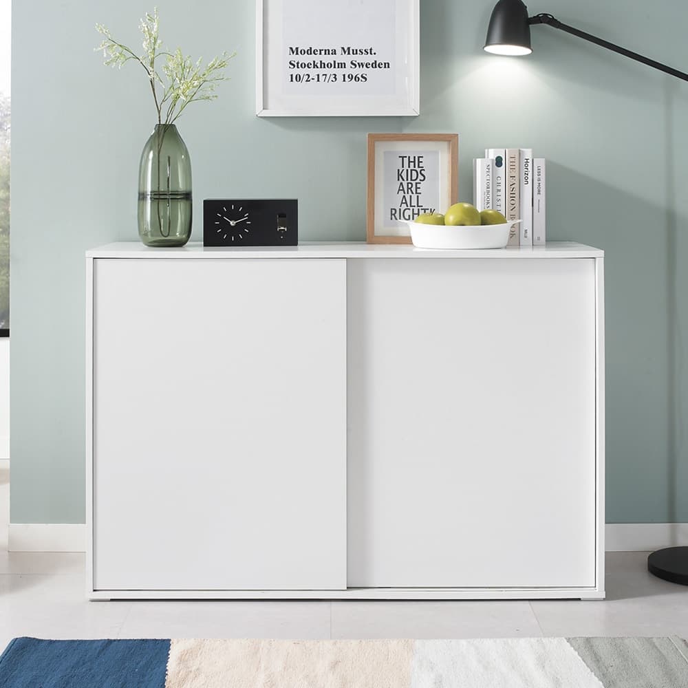 데코라인 슬라이딩도어 1200 수납장 - 최저가 79,900원