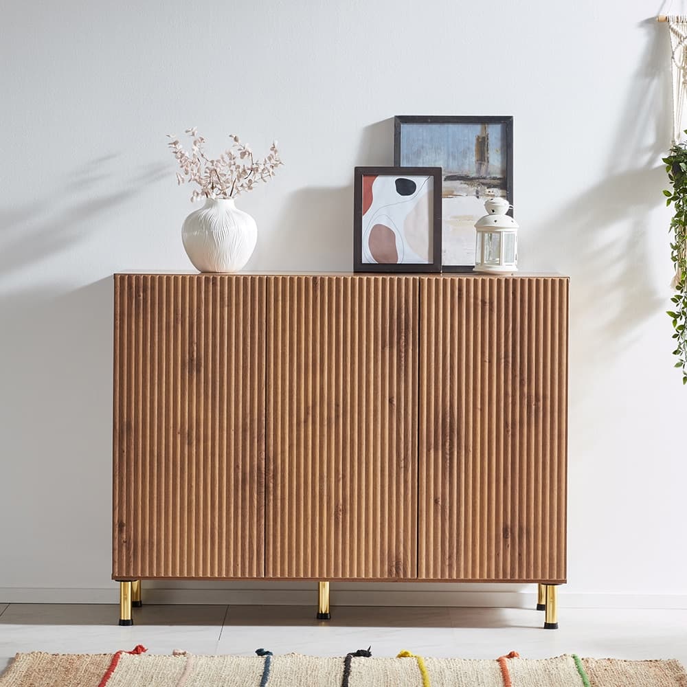 예투가구 미라클골드 템바보드 거실 주방 다용도 높은 선반수납장 1200