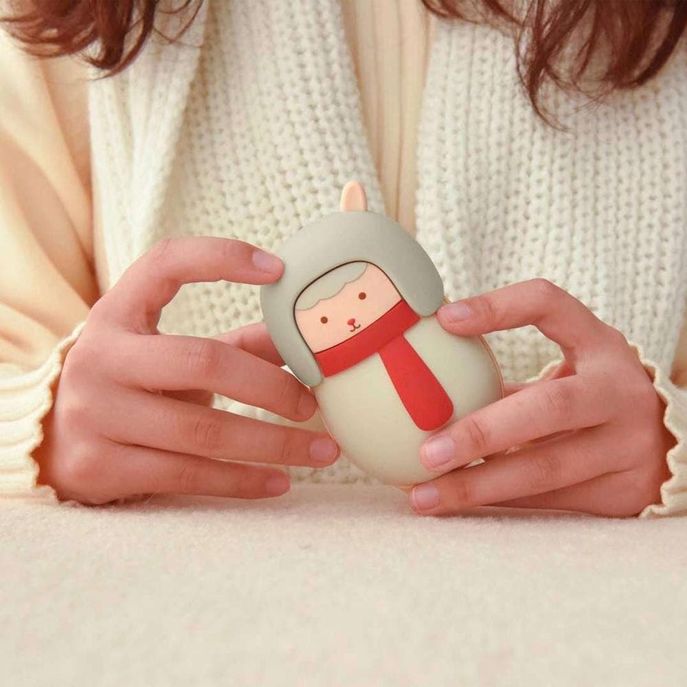 집드리 휴대용 USB 충전식 귀여운 전기 손난로 보조