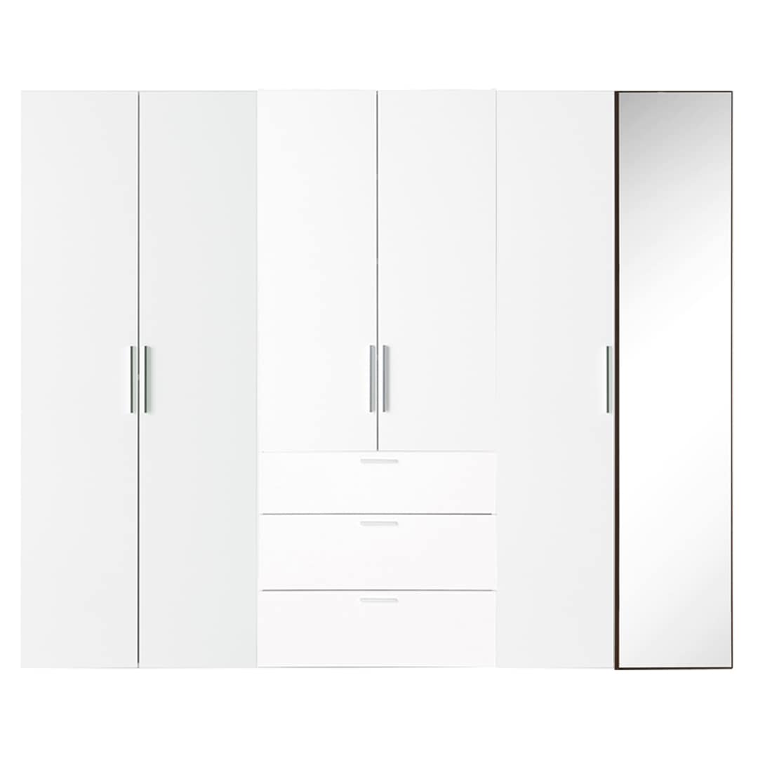 한샘 샘베딩 베이직 거울옷장세트 240cm(높이194cm) 서랍형 4종 - 최저가 743,200원