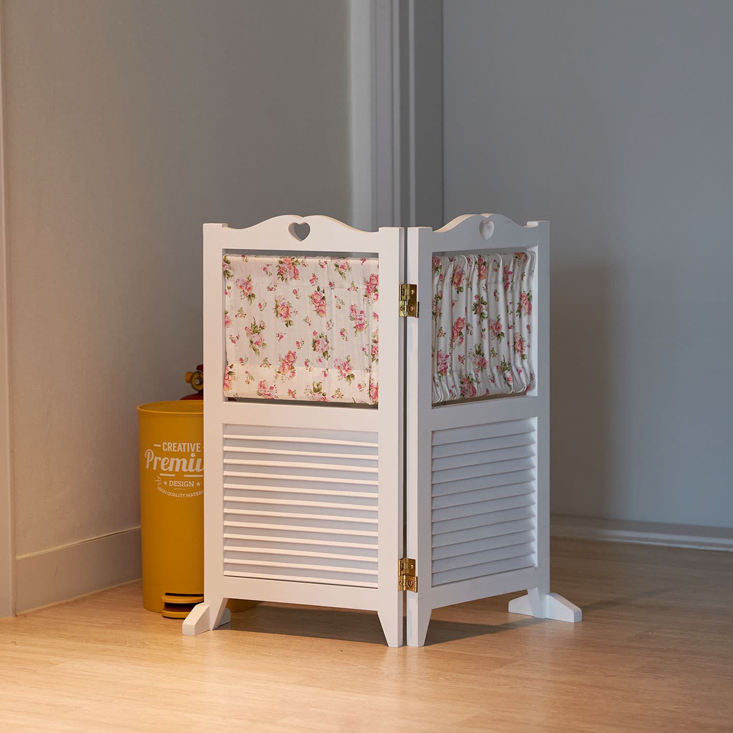 까사라움 까사라움  갤러리 패브릭 타이니 파티션 2단 화이트 - 최저가 39,105원