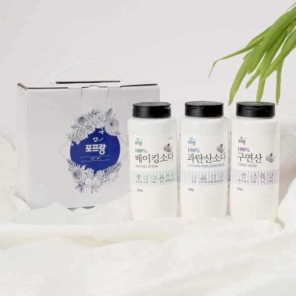 도토로 포프랑 구연산+베이킹소다+과탄산소다 3종세트