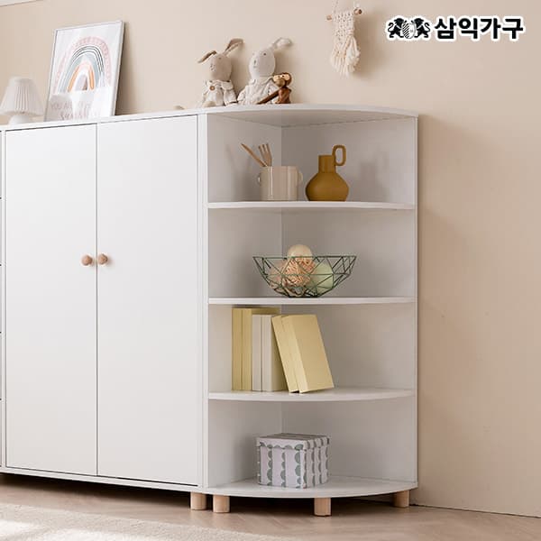 삼익가구 코코 500 라운드 오픈 책장 선반장