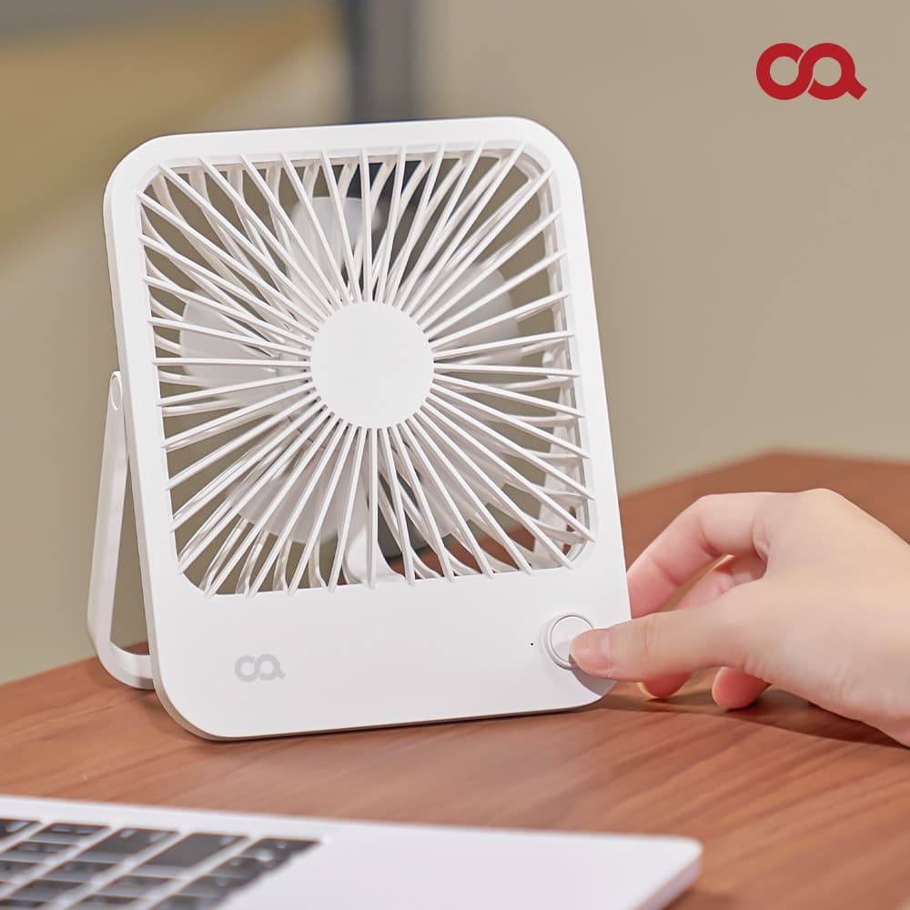 오아 오아 스퀘어 미니 선풍기 / OFN-041WH(화이트) / OFN-041BE(베이지)