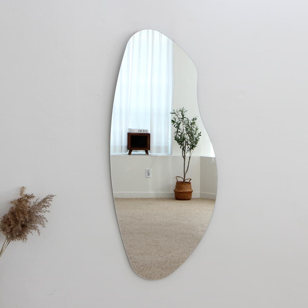 어썸프레임 비정형 전신거울 벽부착 벽걸이 거울