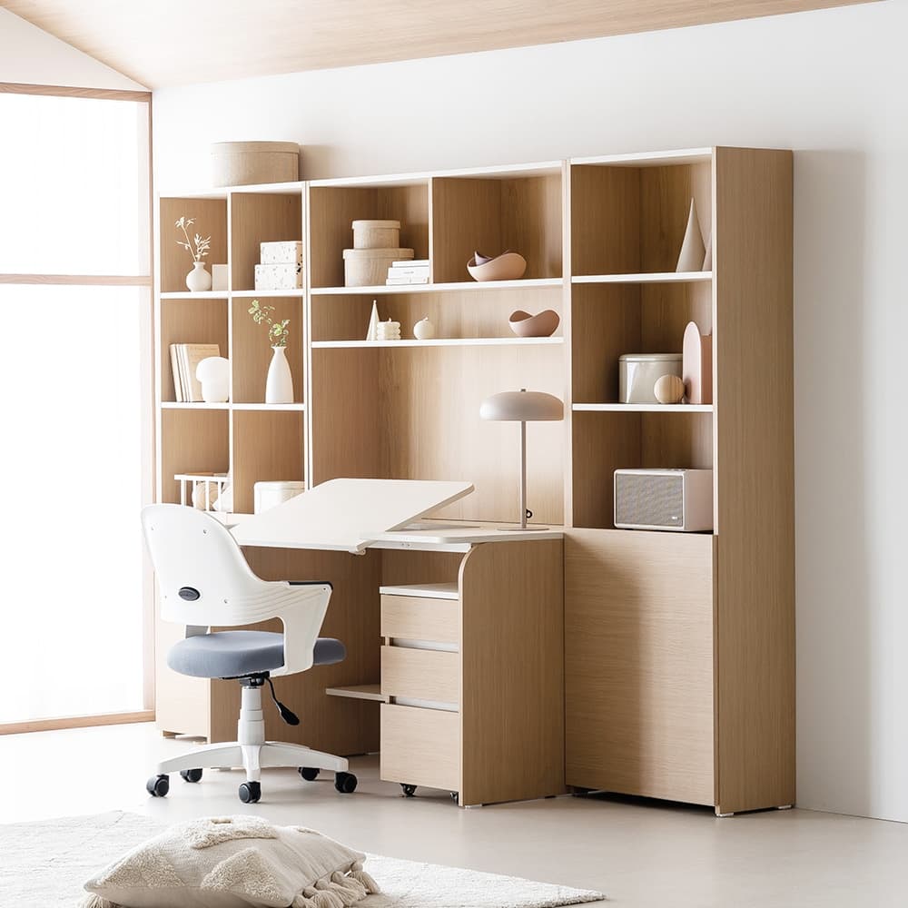 레이디가구 레이디가구 코튼 각도조절형 책상세트