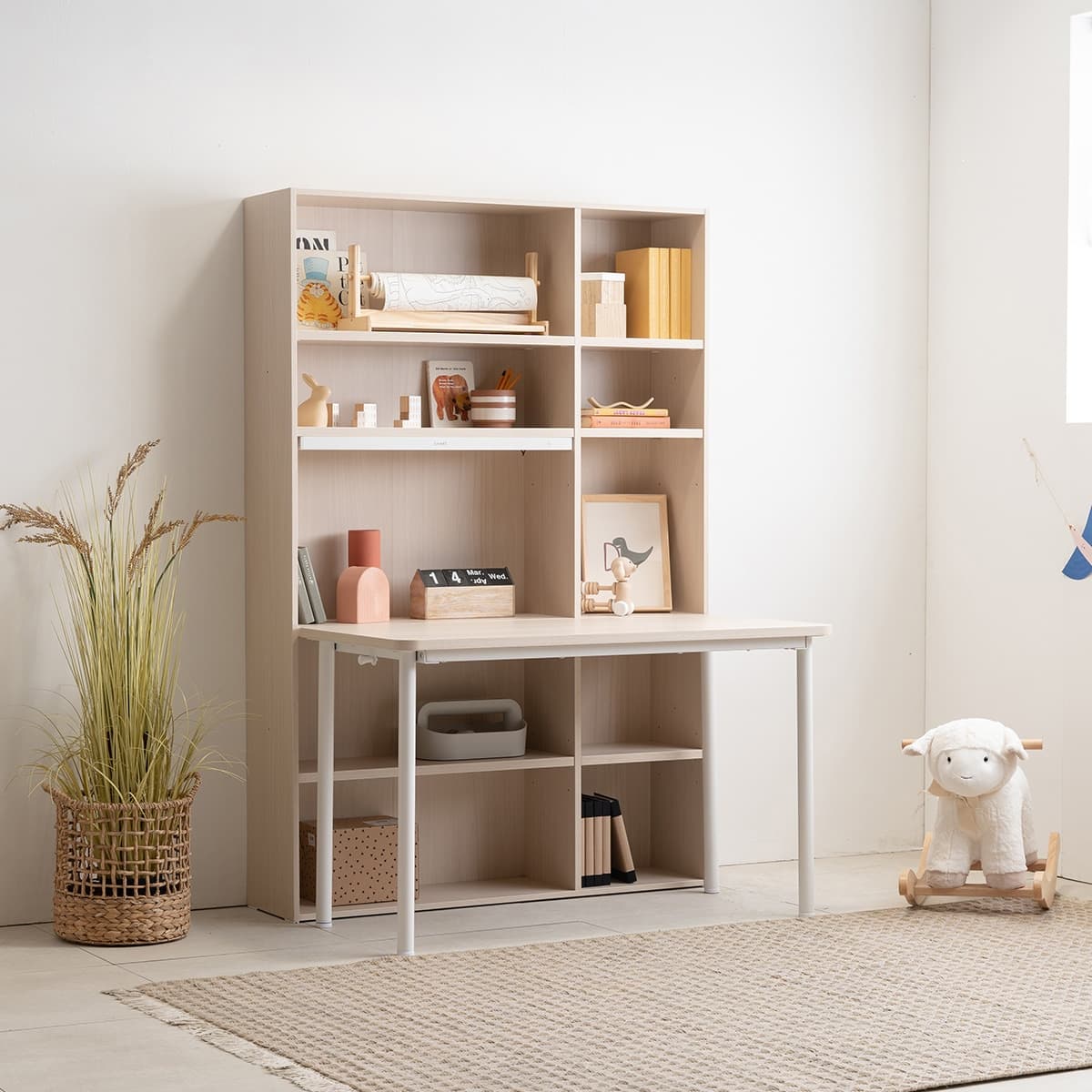 리바트 꼼므 주니어 1200 책상세트 (2색) - 최저가 288,800원