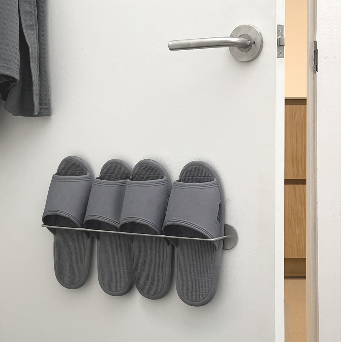 에브리윅 실내화거치대 욕실 걸이 화장실슬리퍼걸이 실내 정리대 욕실화 거실화꽂이 거치 정리
