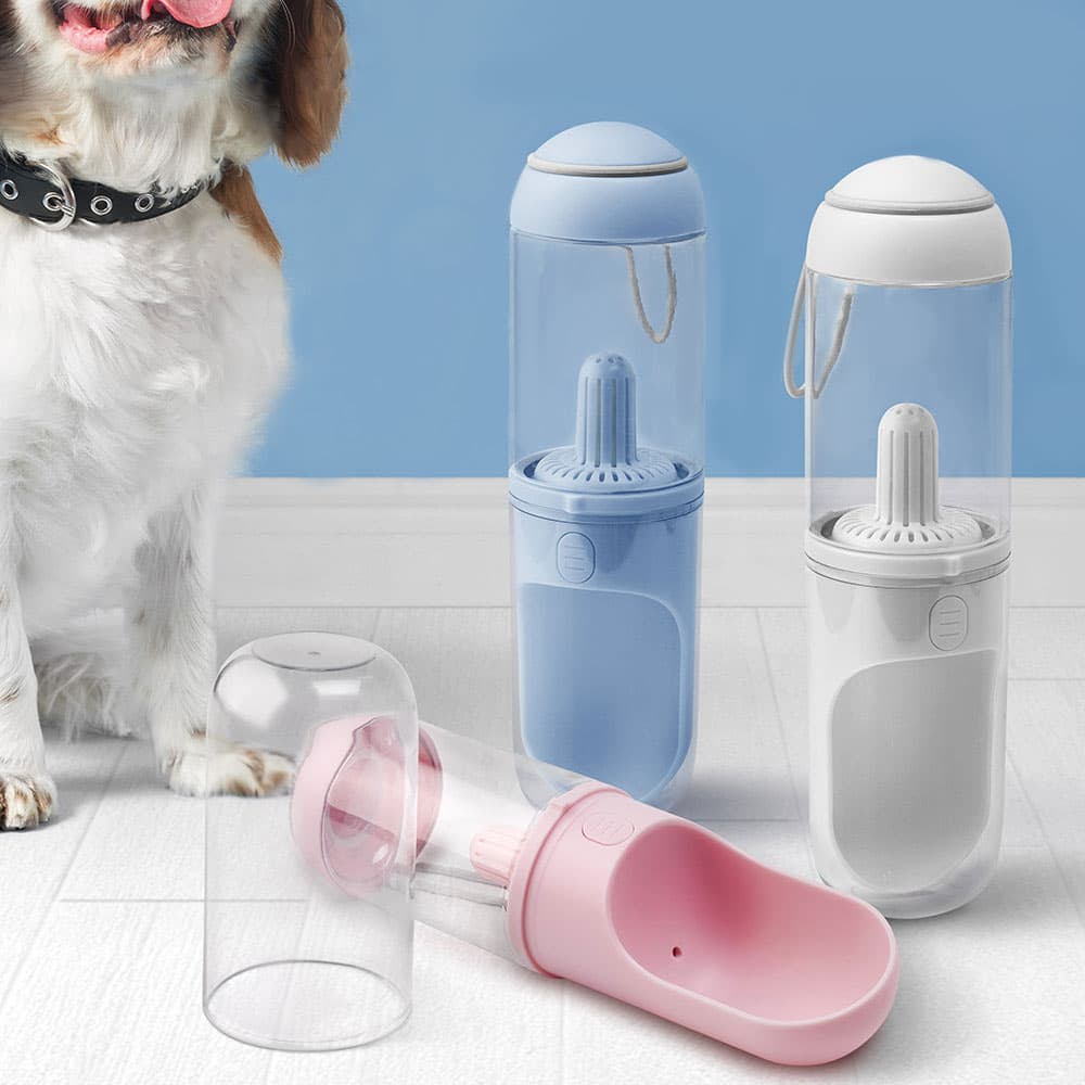 바비온 반려동물 강아지 고양이 산책 휴대용 급수기 물병 V2