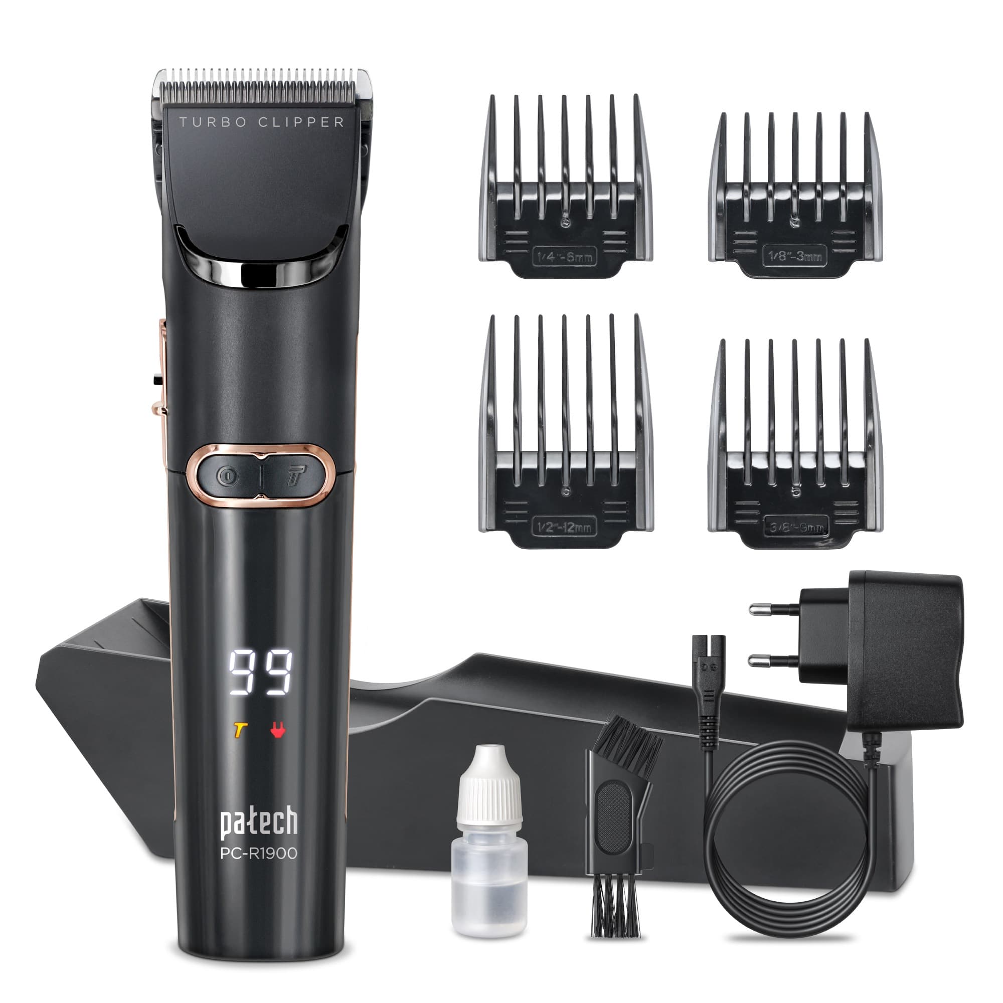파테크 전문가용 강력한 이발기 바리깡 PC-R1900 블랙