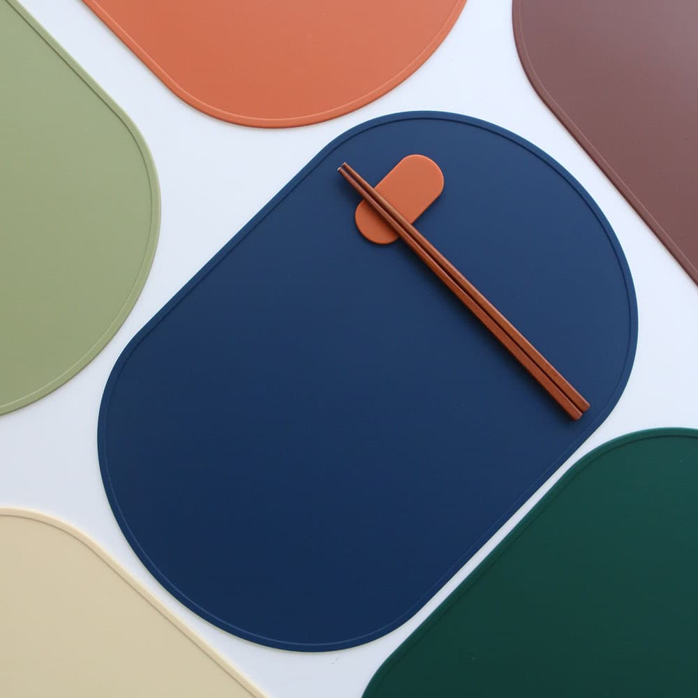 테이블앤테이블 오브 실리콘 식탁매트 테이블매트+젓가락받침 세트