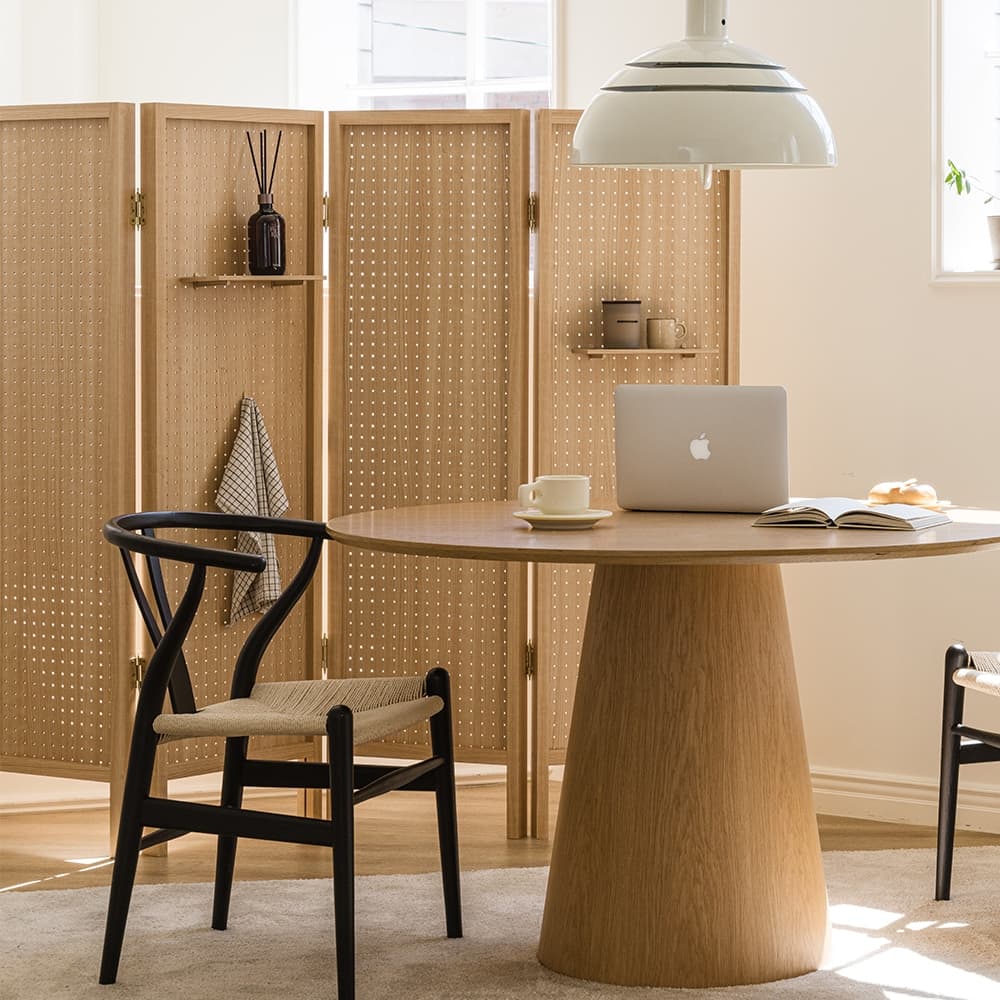 우드레이 폴딩 공간분리 스탠드 타공파티션 3colors