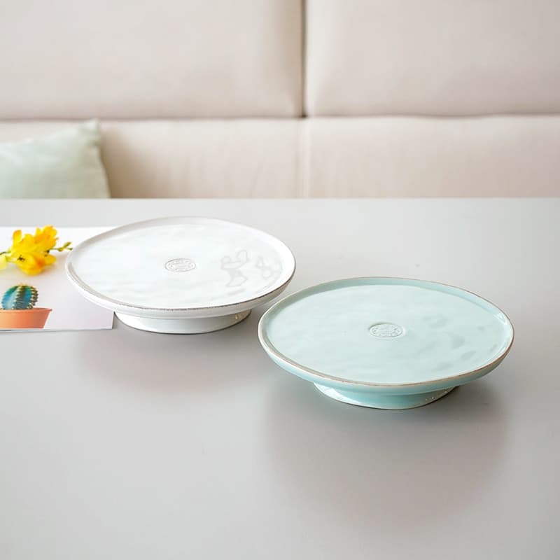 코스타노바 케이크스탠드 26cm - 화이트, 아쿠아