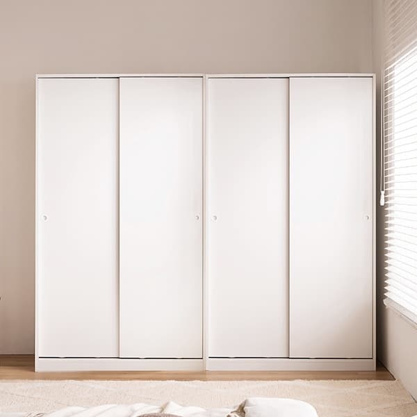 삼익가구 베리빅 슬라이딩 옷장 2400세트(행거형+행거형)