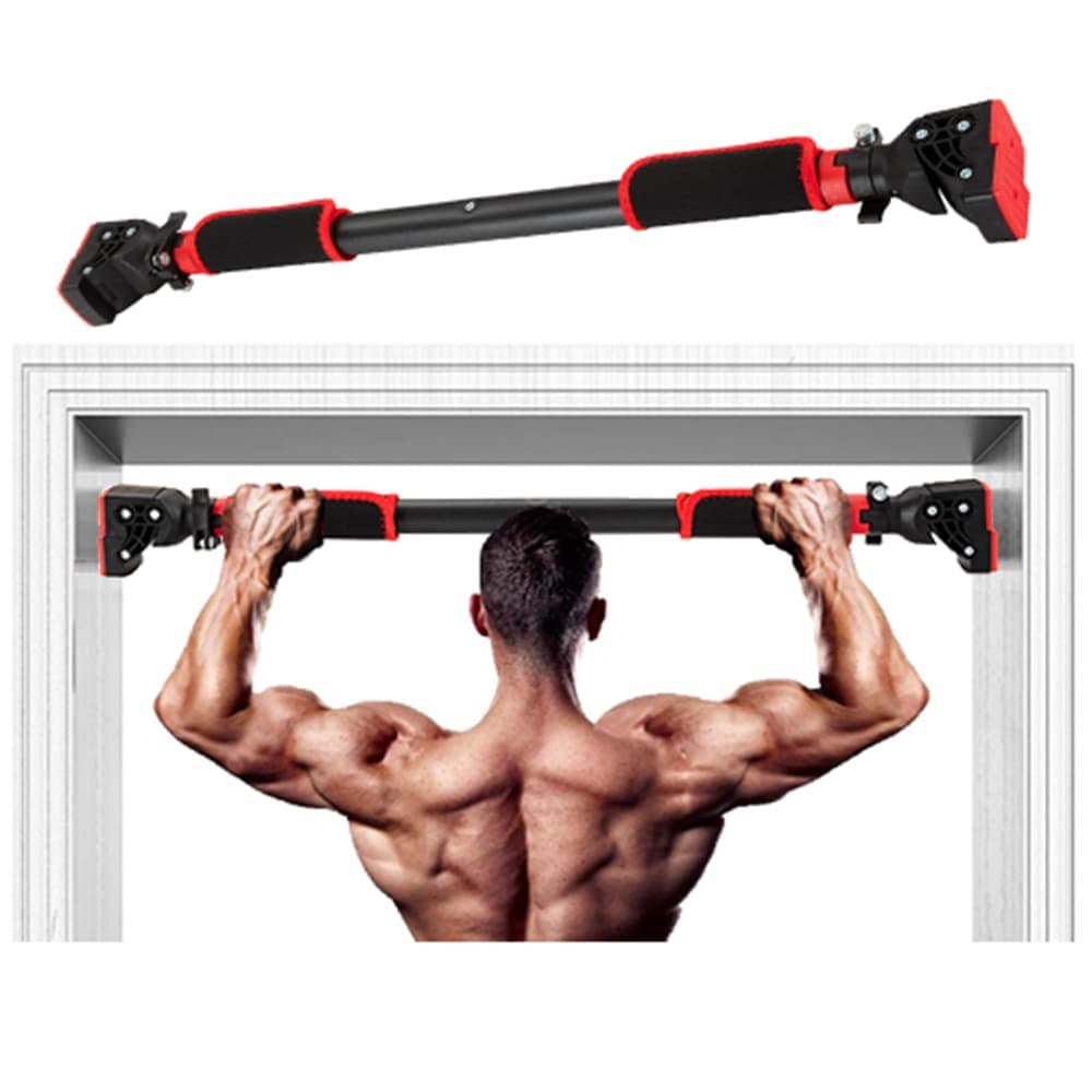 하디로어 문틀철봉 가정용 실내 풀업바 턱걸이 기구 봉 문 방문운동기구 문틈블랙