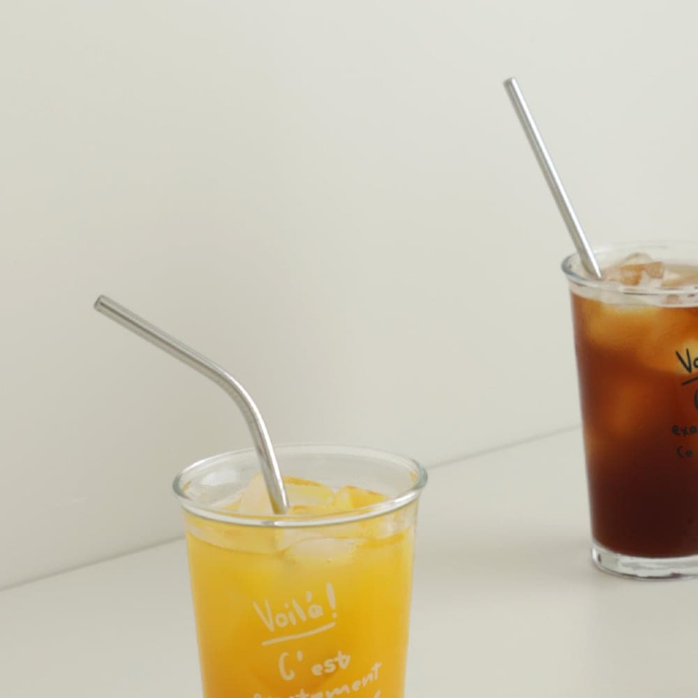 모리다인 스텐 빨대 세트 3p (일자형+커브형+세척솔)