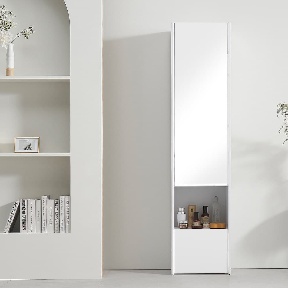 달리빙앤 이브 전신거울 화장대 도어형 2colors